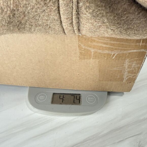 Vintage Olympic Convoy Coat Women M Wool Linen Blend Duffle Toggles Austria 70s - Picture 11 of 12